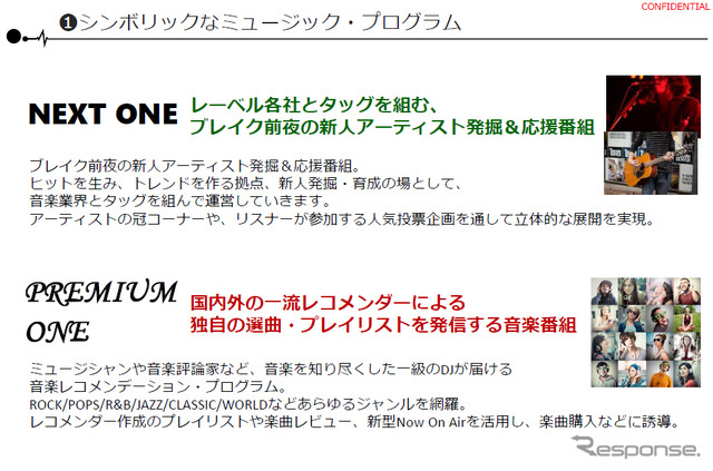 「TS ONE」の番組ラインアップ