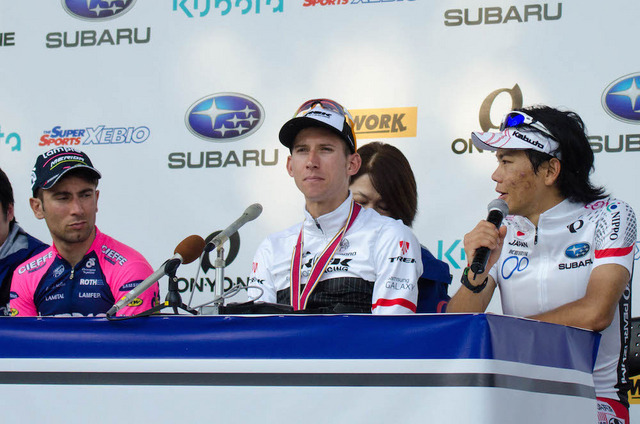 ジャパンカップサイクルロードレースで新城幸也は3位(2015年10月18日)