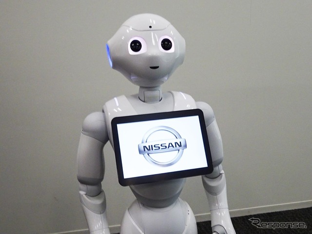 日産「レディー・ファーストショップ」のうち100店に導入される人型ロボット「Pepper」