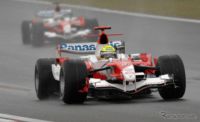 【トヨタF1】日本GP直前会見…雨にたたられた空力