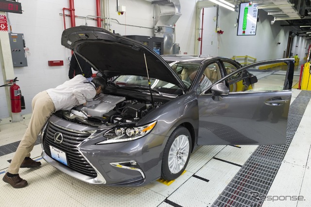 レクサス初の米国現地生産車となったES350