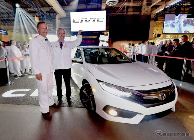 カナダのHCMで量産が開始された新型 ホンダ シビック セダン