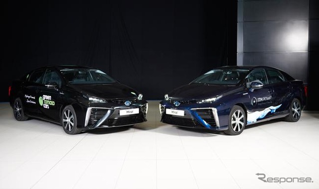 トヨタ MIRAI の欧州第一号車を英国で納車