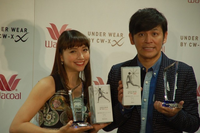 UNDER WEAR BY CW-X presents「仕事アスリート」アワード授賞式にて