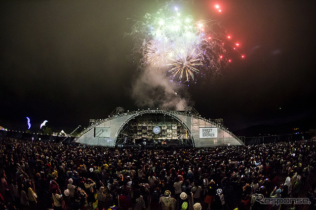 夏の終わりの野外フェス SWEET LOVE SHOWER 2015(山梨県 山中湖交流プラザ きらら、8月28~30日)