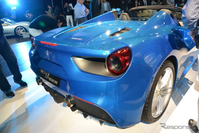 フェラーリ 488 スパイダー ジャパンプレミア