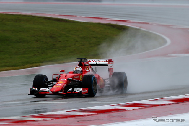 F1アメリカGPは豪雨により予選が順延