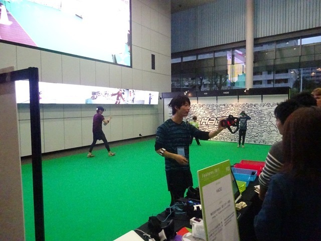 かめはめ波が撃てる!ニュースポーツ「HADO」を体験…デジタルコンテンツEXPO