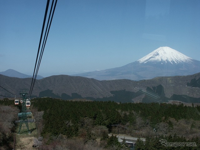 今回の再開区間は姥子～桃源台間で、早雲山～姥子間は引き続き運休する。