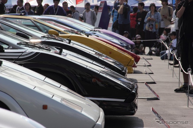 鈴鹿サーキットで開催された「見れる!聞ける!乗れる!スーパーカーコレクション」