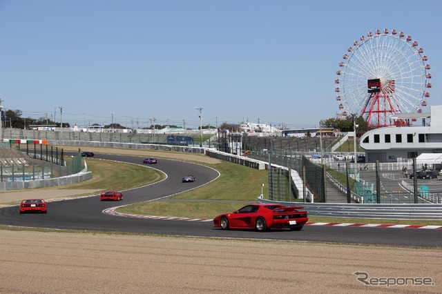 鈴鹿サーキットで開催された「見れる!聞ける!乗れる!スーパーカーコレクション」