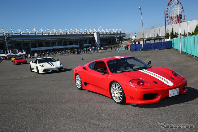 鈴鹿サーキットで開催された「見れる!聞ける!乗れる!スーパーカーコレクション」