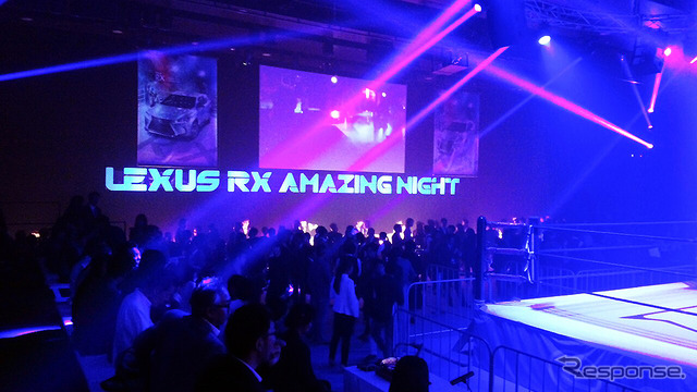 新型『RX』の展示、新世代のヒーローをモチーフにした新CMの発表、CMの世界観を体現する「AMAZING  BATTLE」を展開した LEXUS RX AMAZING NIGHT（10月26日、渋谷ヒカリエ）