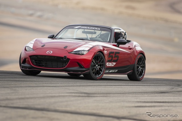 新型マツダロードスターの「グローバルMX-5カップ」参戦マシン