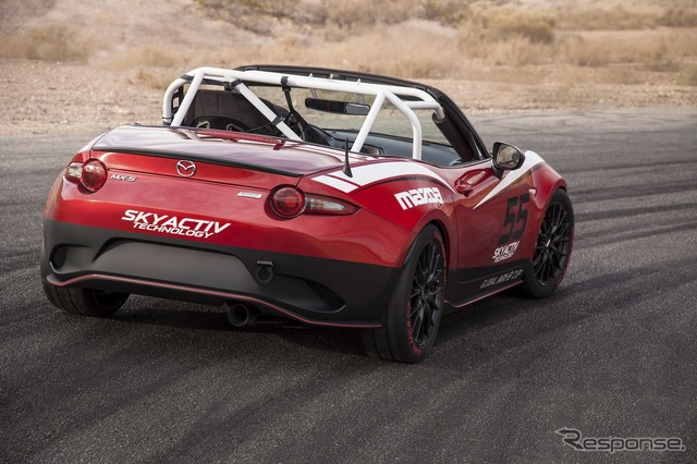 新型マツダロードスターの「グローバルMX-5カップ」参戦マシン