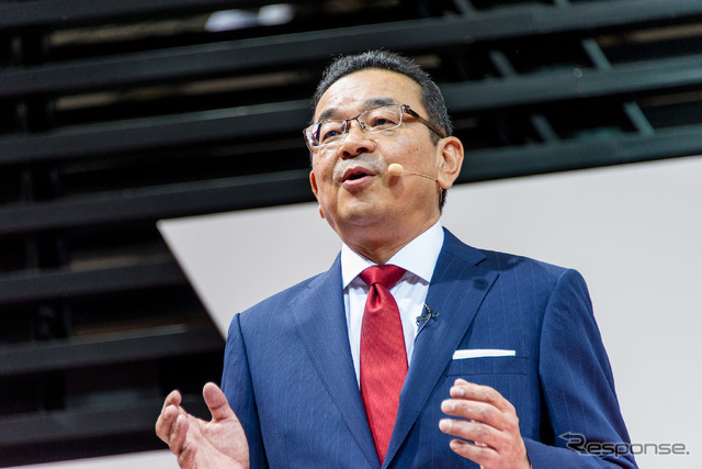 ホンダの八郷隆弘社長(東京モーターショー15)