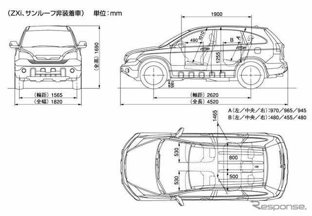 【ホンダ CR-V 新型発表】全世界で扱いやすいボディサイズに拡大