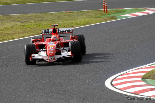 【シューマッハ写真蔵】日本GP…日本での最後の勇姿
