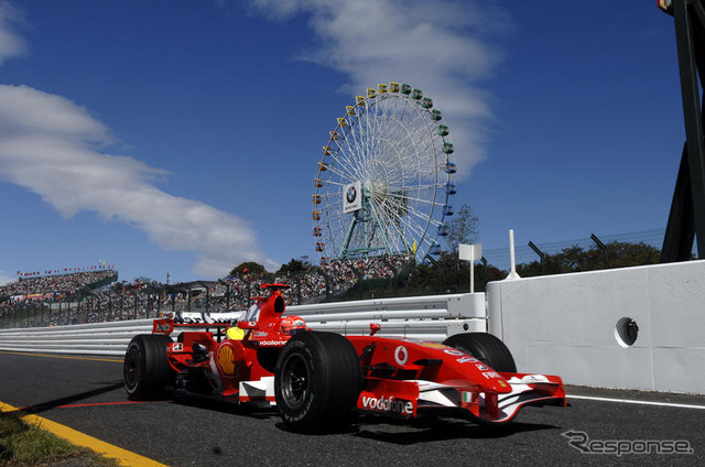 【シューマッハ写真蔵】日本GP…日本での最後の勇姿