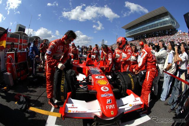【シューマッハ写真蔵】日本GP…日本での最後の勇姿