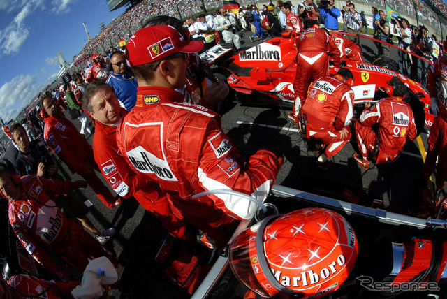 【シューマッハ写真蔵】日本GP…日本での最後の勇姿