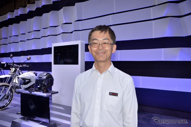 ヤマハ発動機NV事業推進部つながるバイクグループ・グループリーダーの望月博文さん