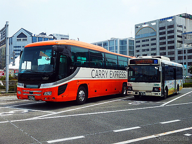 キャリーエクスプレスと東野交通（108バス、栃木・宇都宮）