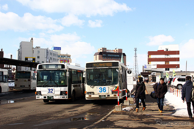くしろバス(北海道・釧路駅)
