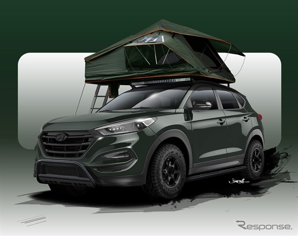 新型ヒュンダイツーソンのカスタマイズカー