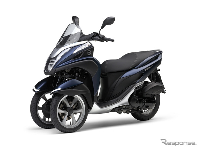 ヤマハ　トリシティMW125／ABSの新色「マットブルーメタリック3」