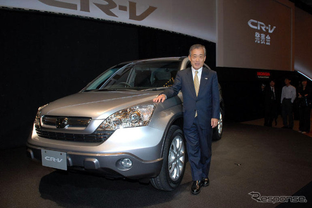 【ホンダ CR-V 新型発表】福井社長の愛車