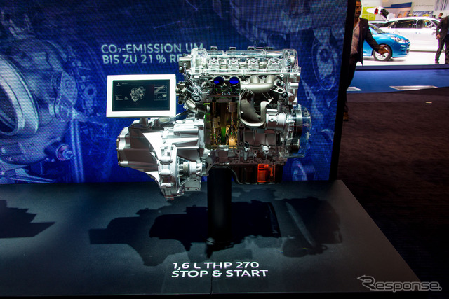 プジョーの1.6L THP(ガソリン)エンジン