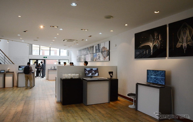 Autodesk Gallery Pop-up Tokyo展示風景