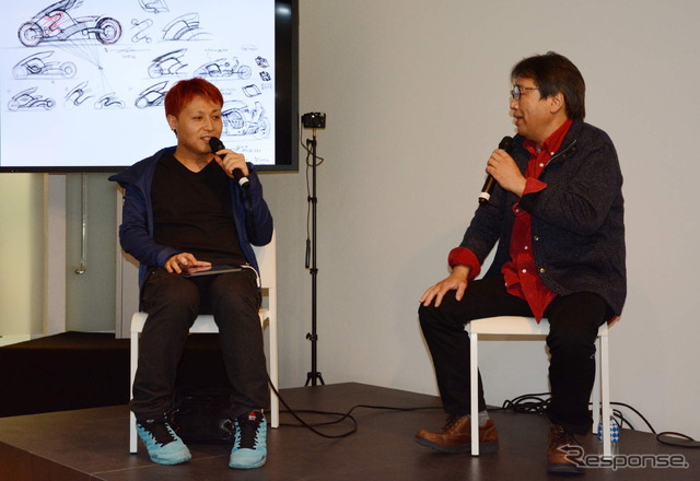 zeCOOを前に語る根津氏(左)と中村氏