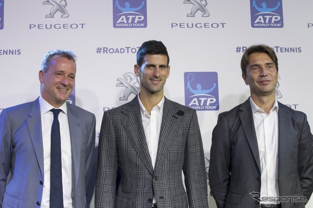 プジョーとATPがグローバルパートナーシップを締結