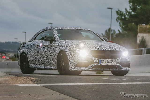 メルセデス AMG C63 カブリオレ スクープ写真