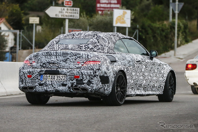 メルセデス AMG C63 カブリオレ スクープ写真