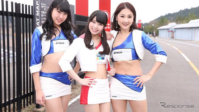 スーパー耐久シリーズ2015『ターマックプロレーシング レースクイーン』柊まゆ・麗魅・麗羽