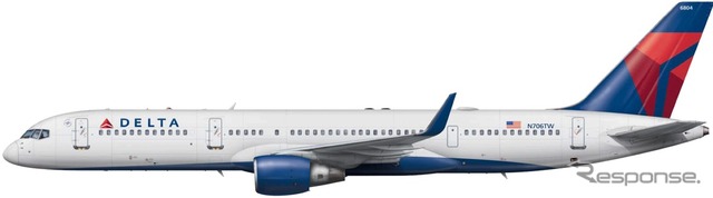 デルタ航空のボーイング757-200ER