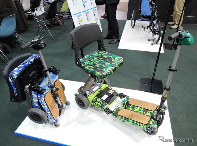 クラモトの折り畳み電動パーソナルモビリティ「Luggie」