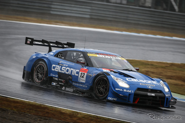GT500のポイントリーダー、#12 GT-Rは予選5位。