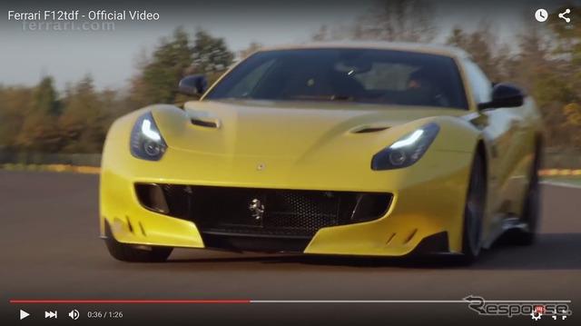 フェラーリ F12 tdf