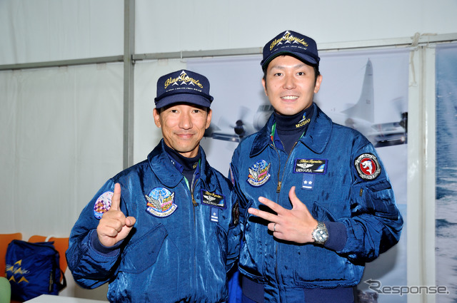 春山3佐(左)と上原2尉(右)