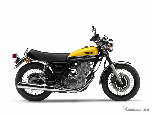 ヤマハ SR400、イエロータンク装備の創業60周年記念カラーを限定