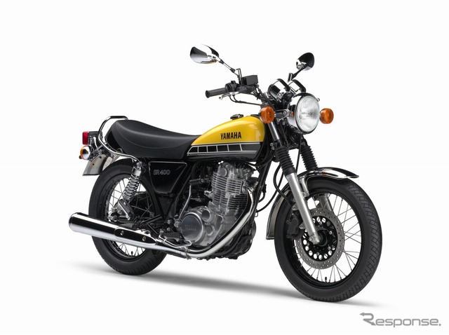 ヤマハ SR400、イエロータンク装備の創業60周年記念カラーを限定