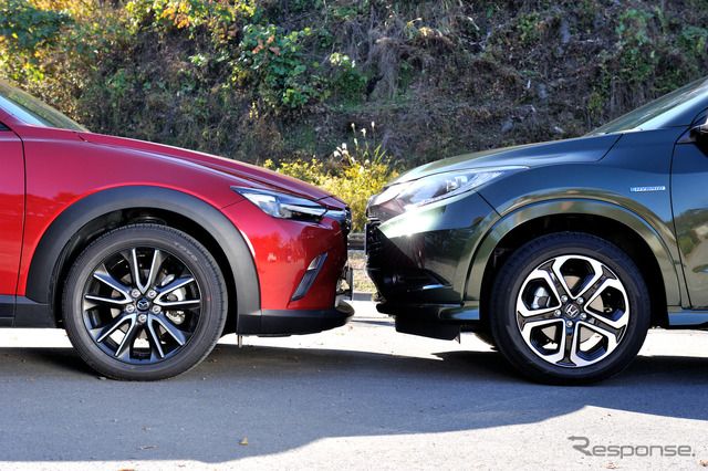 マツダ CX-3 & ホンダ ヴェゼル 郊外レジャーで乗り比べ
