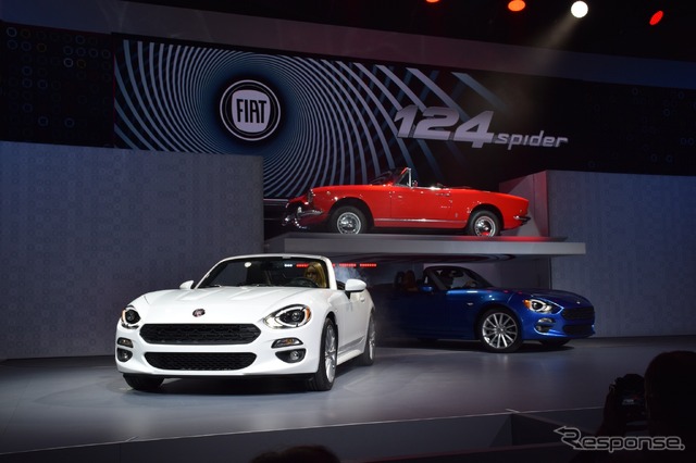 新型 フィアット124 スパイダー(ロサンゼルスモーターショー15)