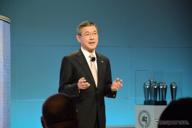 富士重工業 吉永泰之社長（ロサンゼルスモーターショー15）