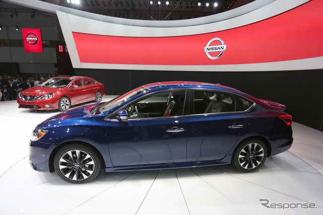日産セントラ の2016年モデル(ロサンゼルスモーターショー15)