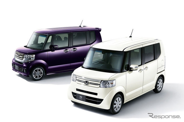 (右)N-BOX G・Lパッケージ、(左)N-BOX Custom G・Lパッケージ
